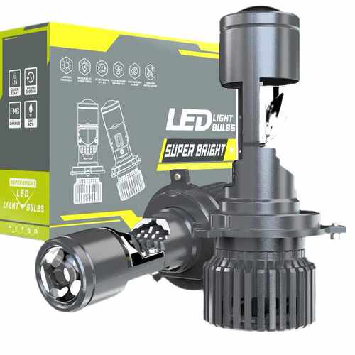 12VH4汽车远近一体自带透镜大灯