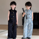 薄款 2025新款 小少爷男宝中式 男童汉服夏季 国风唐装 古风儿童演出服