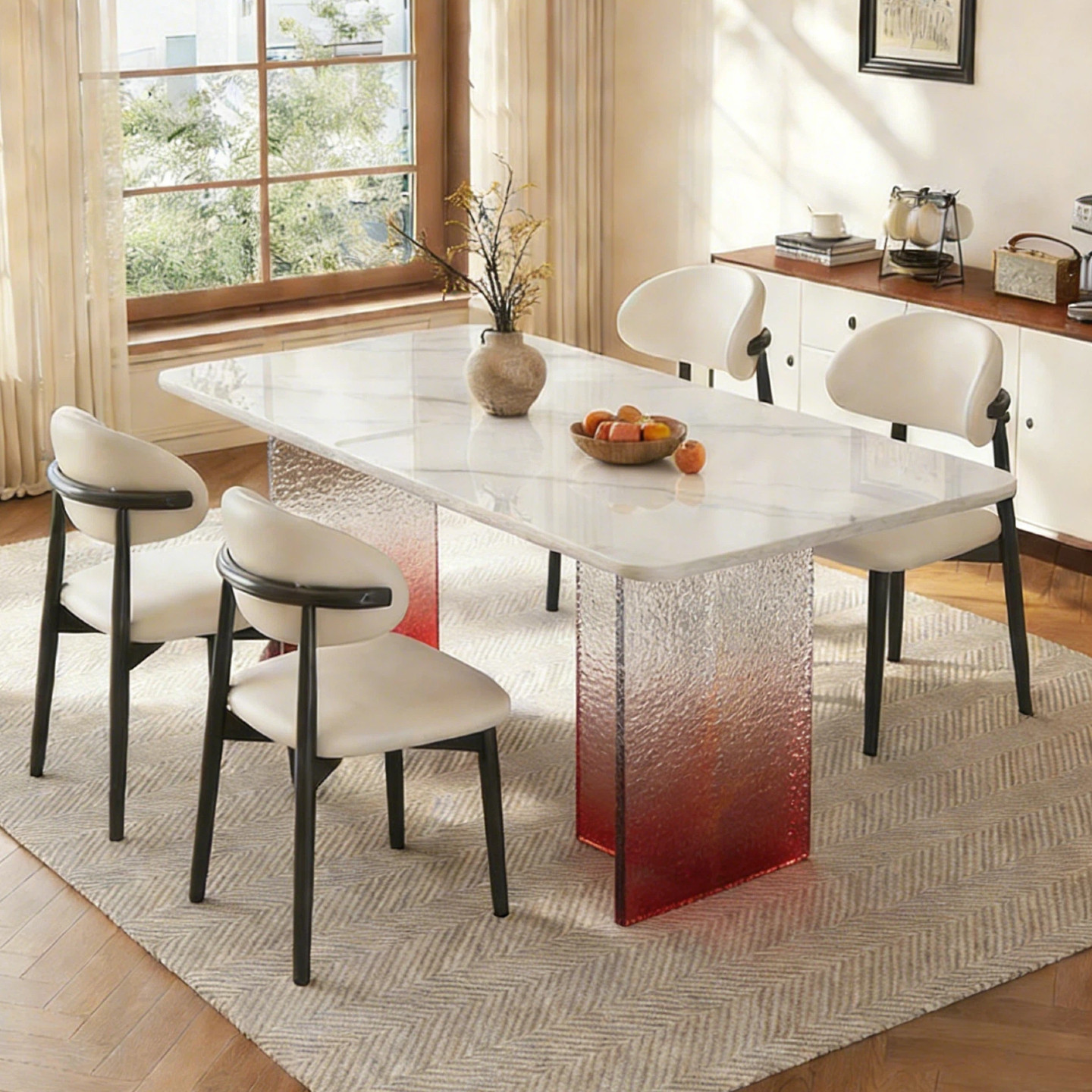 石头纹亚克力桌腿渐变红支架支撑板导台茶几悬浮书桌脚加工定制,基础建材,亚克力板,淘宝优惠券,粉丝福利购,淘宝优惠卷