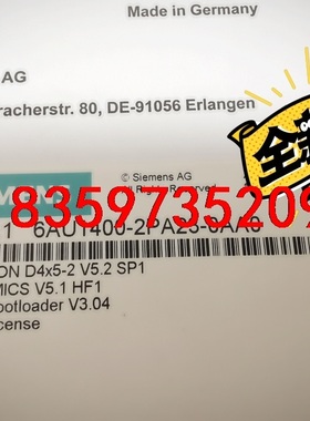 西门子运动控制Simotion D425 CF卡 6AU14议价