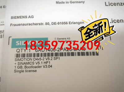 西门子运动控制Simotion D425 CF卡 6AU14议价