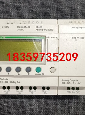 施耐德模拟量扩展模块控制器SR3 B101BD，SR3XT4议价