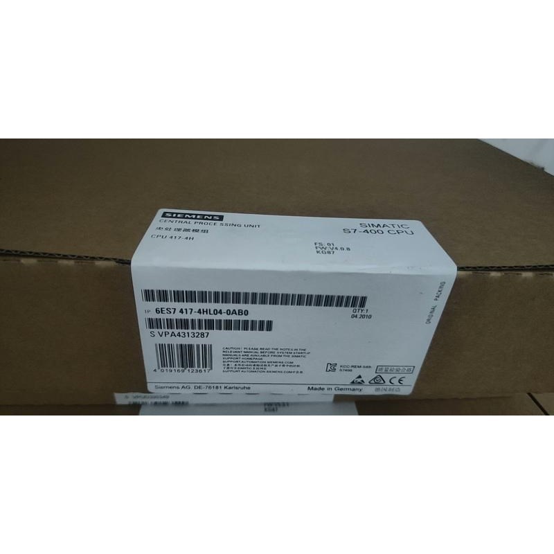 6ES7417-4HL04-0AB0全新正品现货,实物拍摄,议价