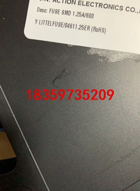 FUSE，保险丝，1.25A/600V，LITTEL1160议价