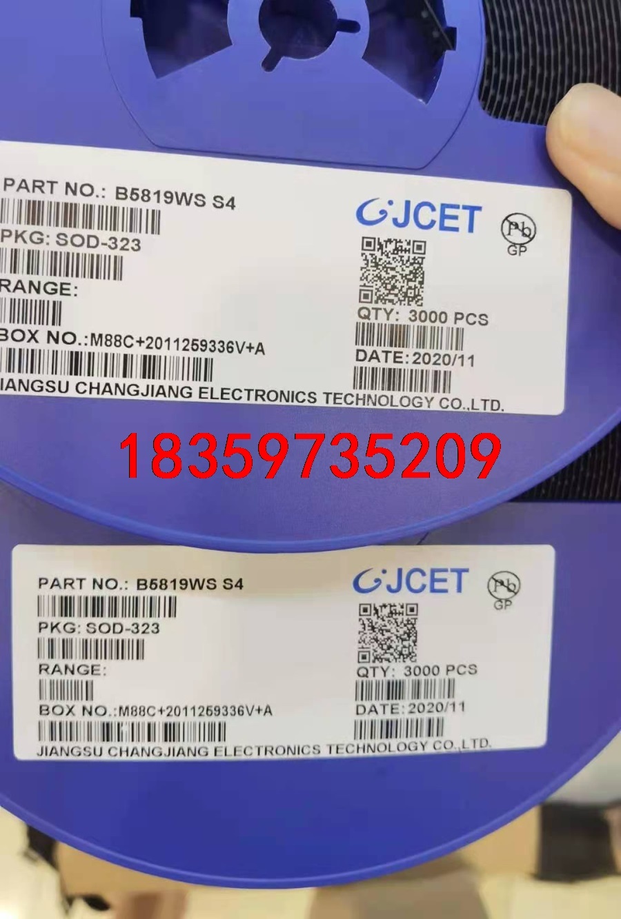 1N5819WS S4 贴片二极管SOD323 0805贴片议价