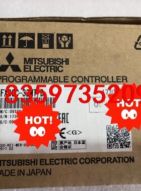 三菱可编程控制器FX3GC-32MT/D全新原装正品，盒码一议价