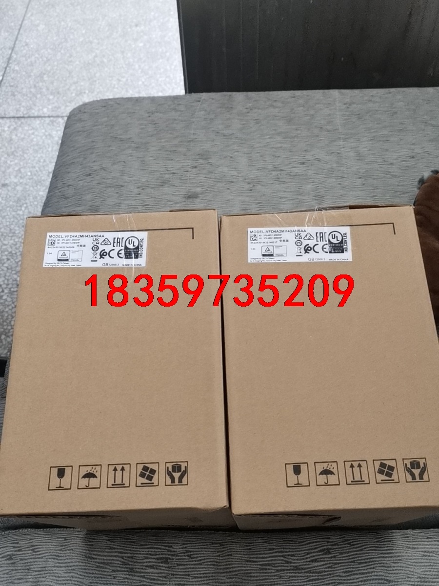 台达新款1.5KW变频器2台，VFD4A2MH43ANSAA议价