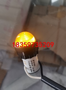 全新没有纸盒包装天逸指示灯AD17KC-22颜色黄色，电压2议价