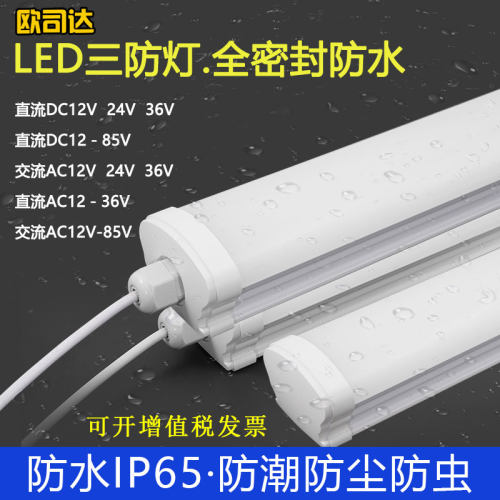 12v24v36vled低压防水防潮三防灯