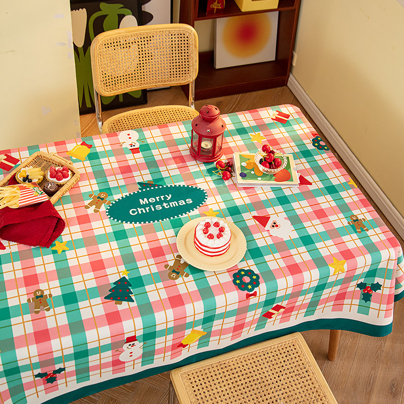 圣诞节桌布防水棉麻气氛餐厅餐桌台布盖布定制电视柜茶几布圆桌布,居家布艺,桌布,淘宝优惠券,粉丝福利购,淘宝优惠卷