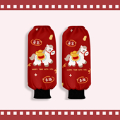 头办公室保护衣服套袖 卡通可爱小马袖 套男女秋冬防水防油厨房护袖