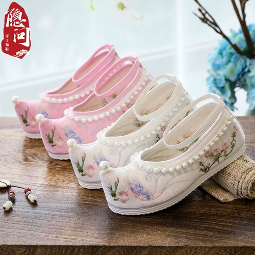 Ханьфу, этническая обувь, детские туфли, этнический стиль