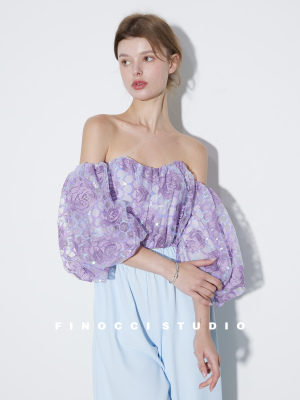 FINOCCI2024夏季新款上衣拉链