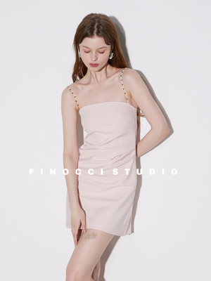 夏季新款吊带优雅连衣裙