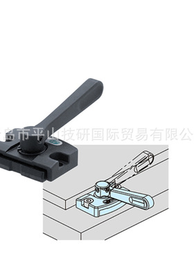 IMAO今尾夹紧器薄型凸轮侧推式快捷夹具（带手柄型）QLSCL15R