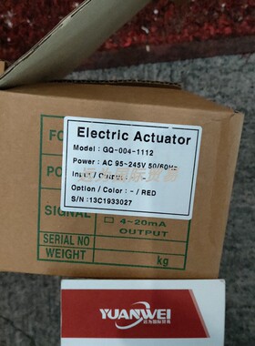 远为优势供应韩国GINICE电动执行器GQ-004-1112