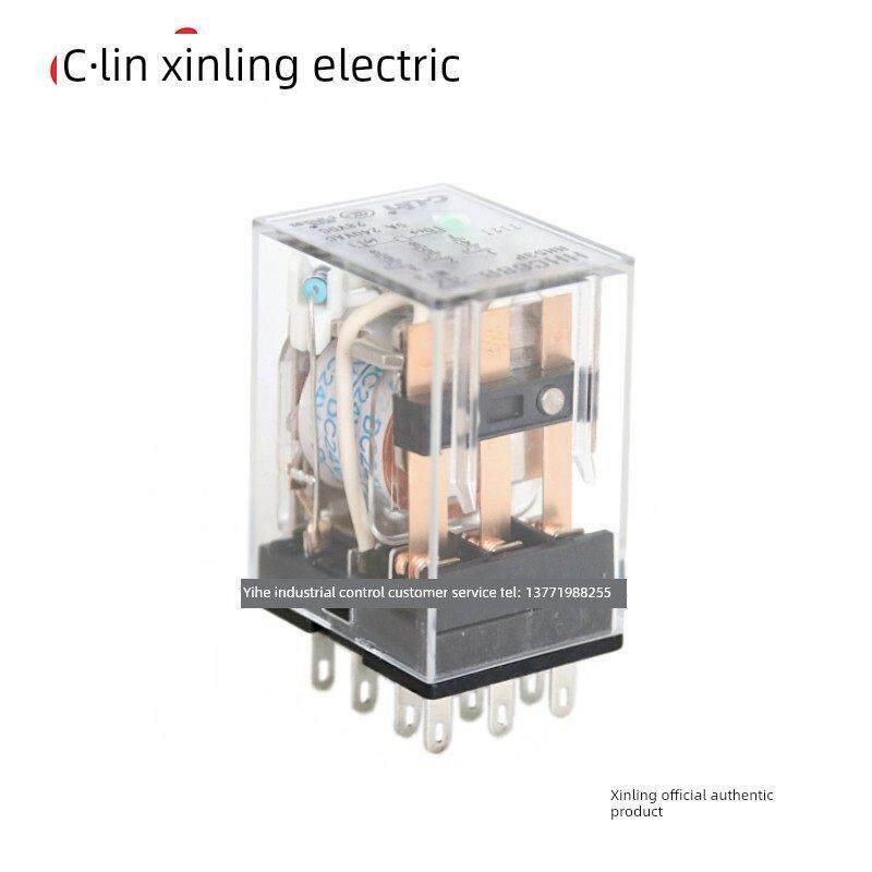 热销新陵中间继电器Hhc68B-3Z Hh53P My3Nj 24V 12V 6V小型电磁继