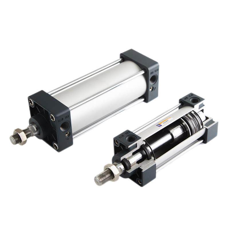 热销气动大推力拉杆型标准气缸SC80X25X50X75 100 125 150X200FAX
