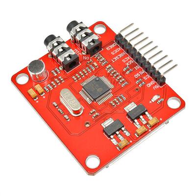 热销VS1053模块 VS1053 MP3录音 模块 开发板 (板载录音功能) 带