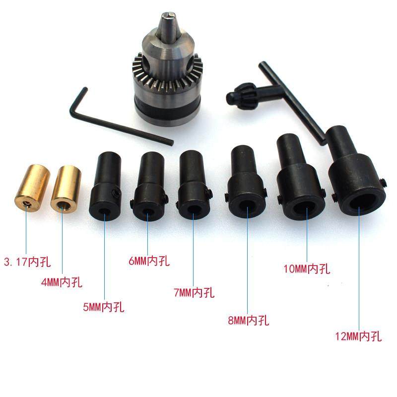 热销B10夹头连接套B10锥度连接轴套电机钻夹头联接杆 DIY电钻打磨