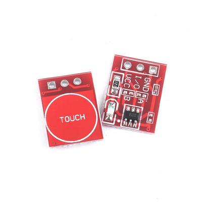 热销TTP223电容式触摸开关模组 单路触摸感测器模组 自锁式触摸按