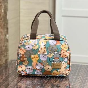 热销学生平放大容量保温饭盒袋手提饭盒包加厚铝箔时尚大号便当袋