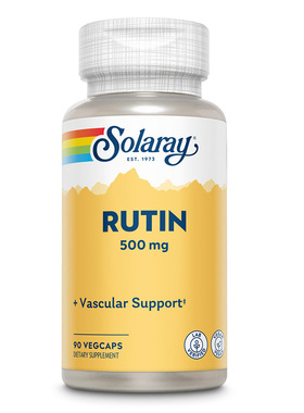 现货 美国Solaray 芦丁Rutin 500mg 90粒胶囊 心血管健康  28.4