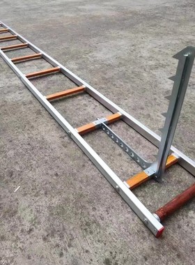 TGL4铝合金挂钩梯单杠伸缩式登高梯比武训练消防梯H型攀高拉梯