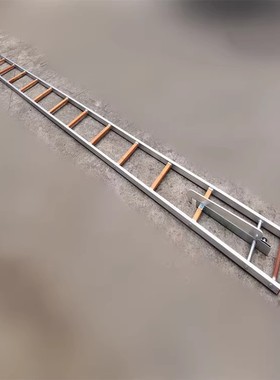 铝合金比武挂钩梯 TGL4消防金属挂钩梯 8.5公斤 假人60kg