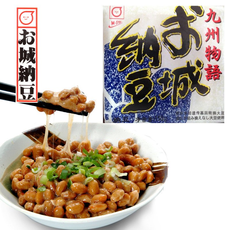 美屋国产纳豆日本技术九州物语黄豆中粒纳豆菌20组60盒小粒即食