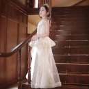 亮片魚尾兒童生日公主裙絕美主持演出 女童走秀禮服高級感2025新款