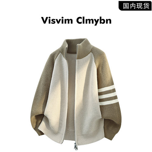 VISVIMCLMYBN秋冬拼色开衫