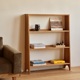 三层架 MUMO木墨 夏克式 客厅收纳层架子办公书架北欧原木置物架