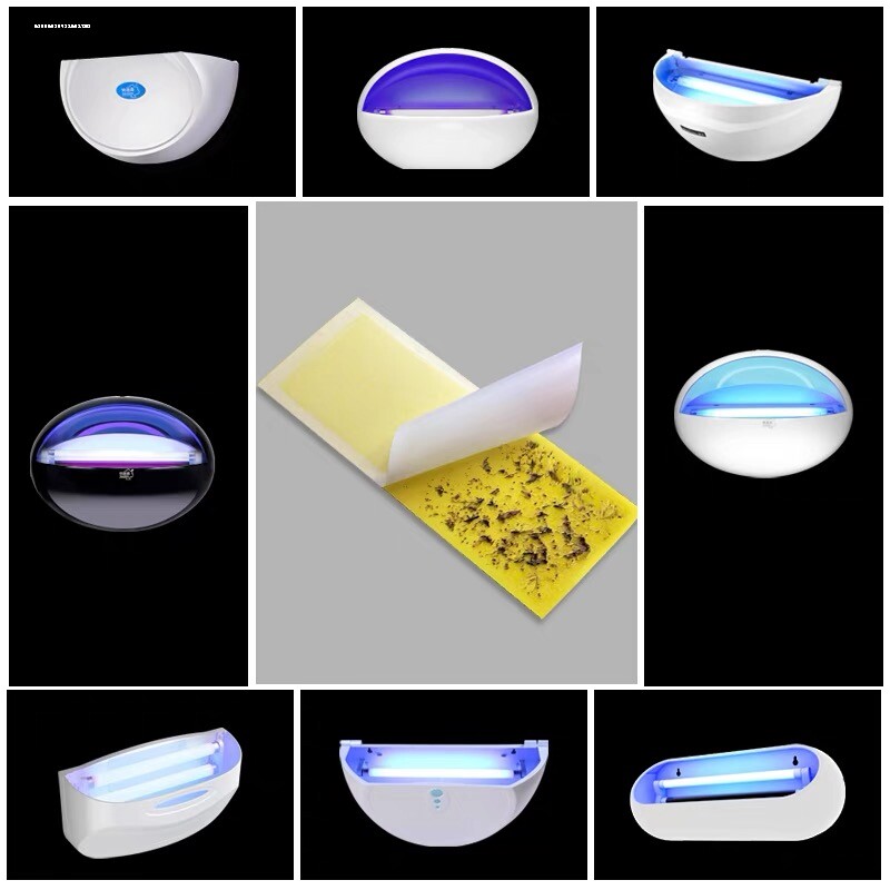 灭蝇纸粘捕式灭蝇灯专用粘虫板粘贴诱虫粘纸苍蝇纸商用纸板室内