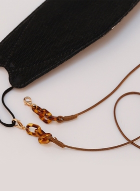 韩国多股绳手工编织绕线可调节口罩挂绳口罩链子