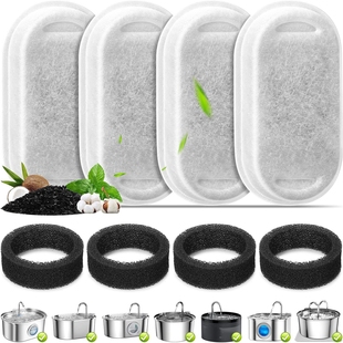 适用小佩饮水机滤芯Petkit宠物2/3/5/6代饮水器滤棉solo2棉网配件
