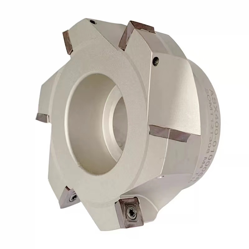 数控高精铣平面90度直角ASX400R 可转位方肩铣刀盘SOMT12T308刀片