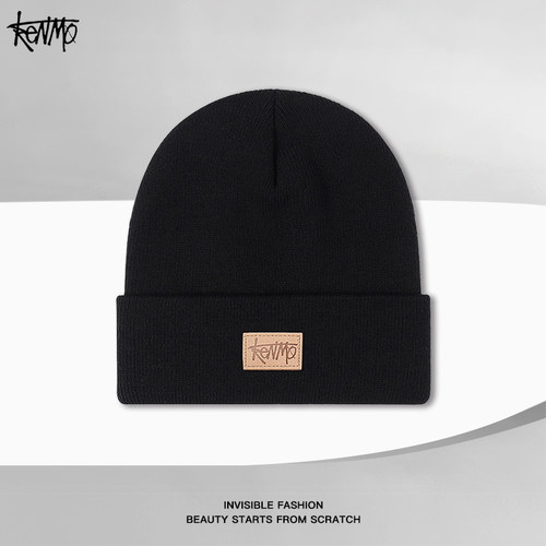 肯默2024年秋冬新款百搭针织帽