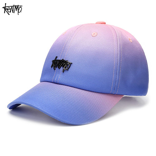 kenmo潮牌百搭显脸小渐变色帽子