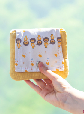 姨妈巾收纳包可爱月事包便携大容量学生上班族装放卫生m巾小袋子