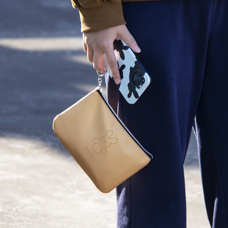 钱包女士长款手拿包2025新款简约百搭便携软皮可手腕装手机零钱包