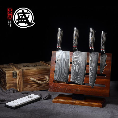 三本盛家用厨房刀具套装组合菜刀