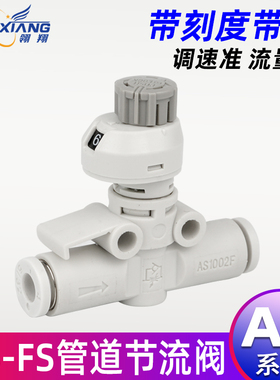 AS-FS系列带刻度节流阀 AS1002 2002FS-04-06速度控制阀刻度表