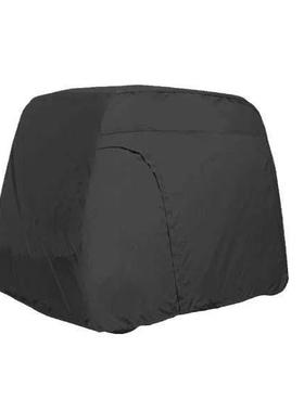 高尔夫车罩黑色防水防晒防尘车罩2座4座高尔夫球车罩