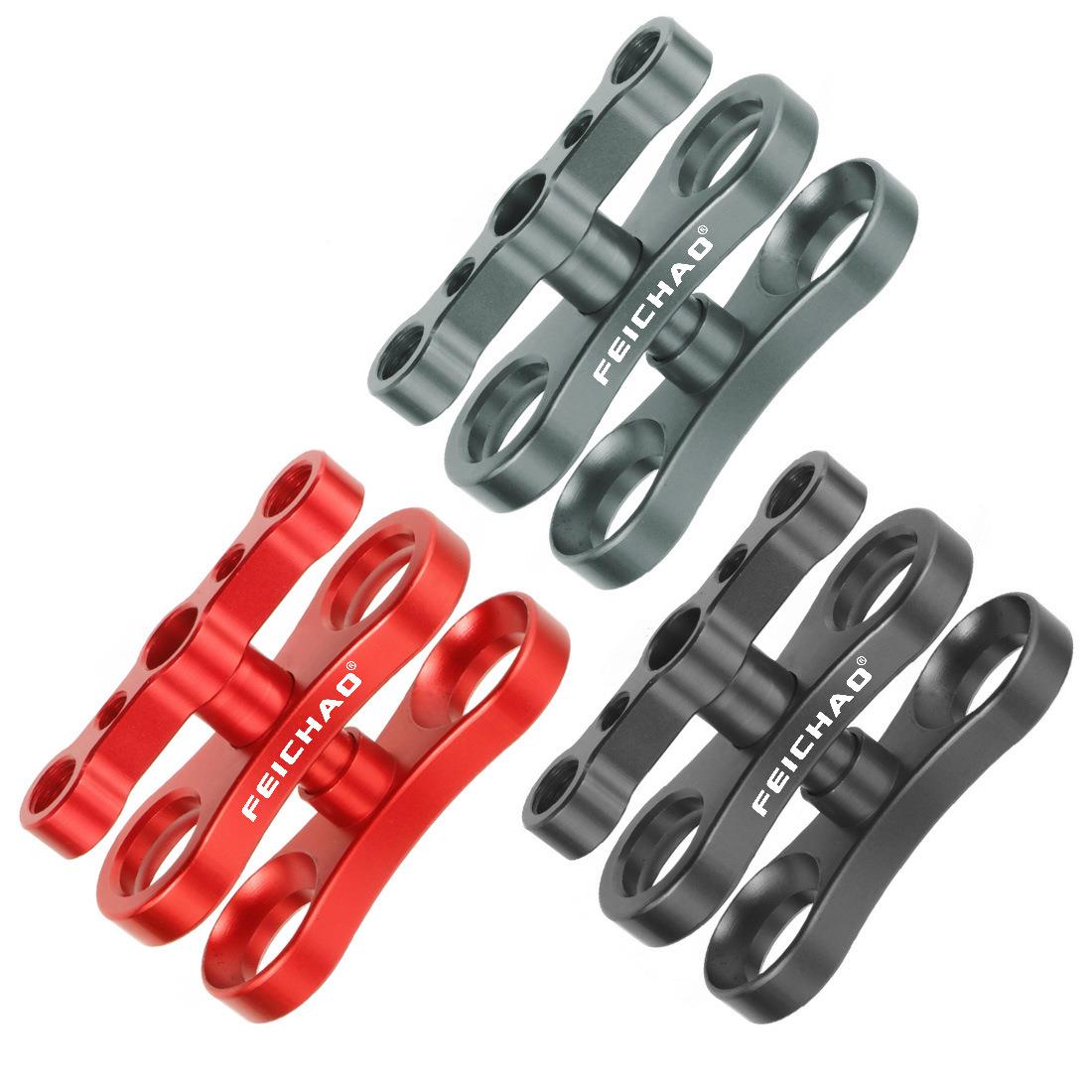 飞超水影球潜头夹一寸球头蝴蝶夹适用G摄oPr英o1防脱落KF42946-灯