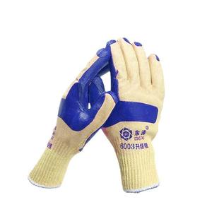 6003软胶片手套加厚防滑劳保户外作业建筑工地12双加厚耐用