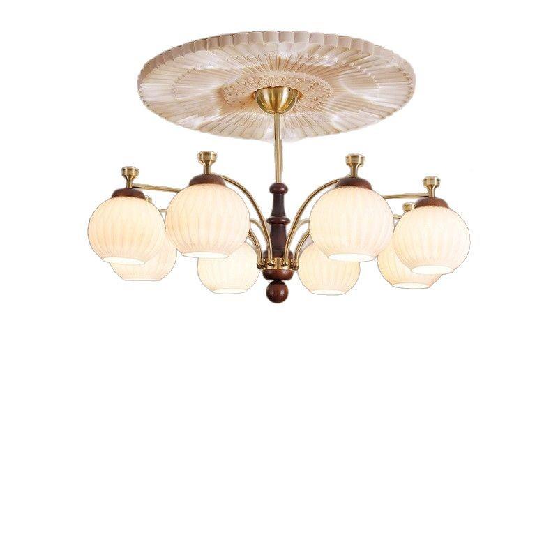 古风客厅吊灯古南主洋风侘寂风创意投影款大厅灯法复式餐厅中灯具