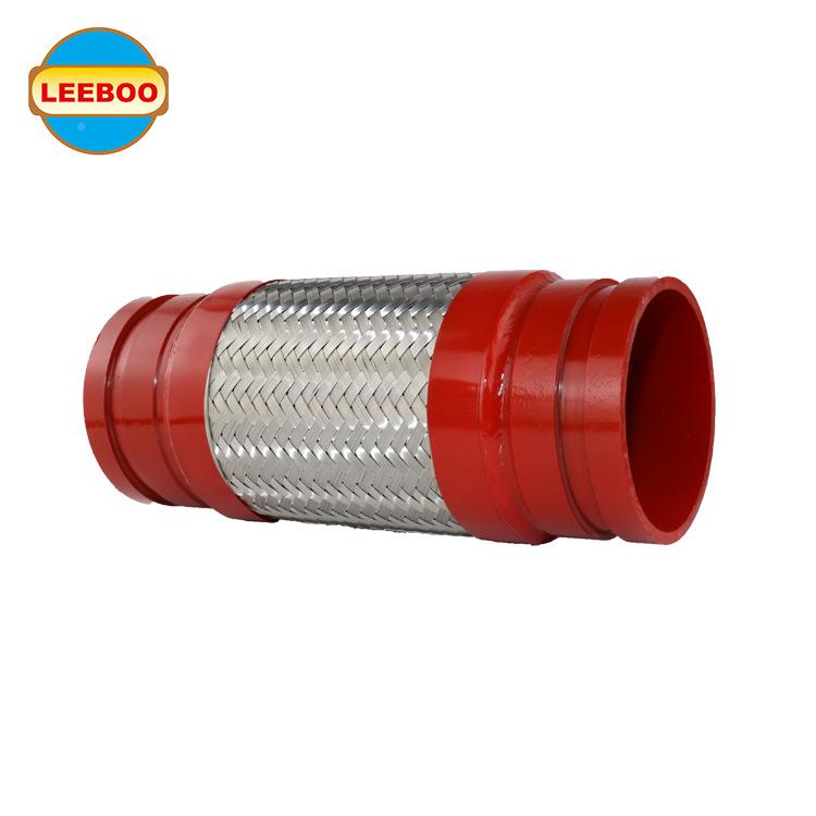 304锈膨钢沟不槽式金属软消防卡管箍式管道扣槽胀节金属补偿接头