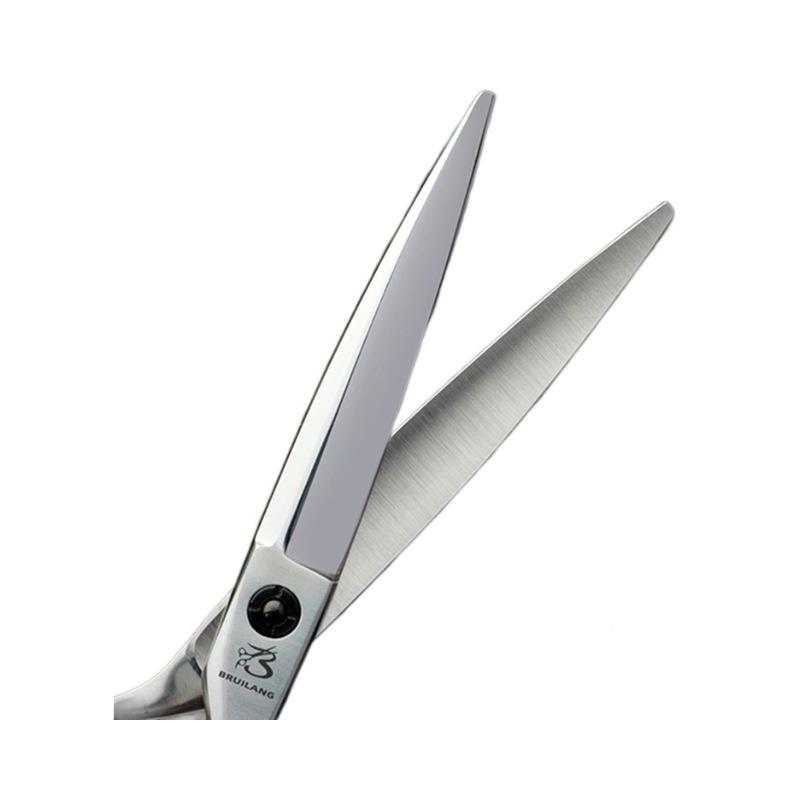 7口寸440C美发剪刀剪徒手综平合大切柳叶理发剪刀可定制LOGO