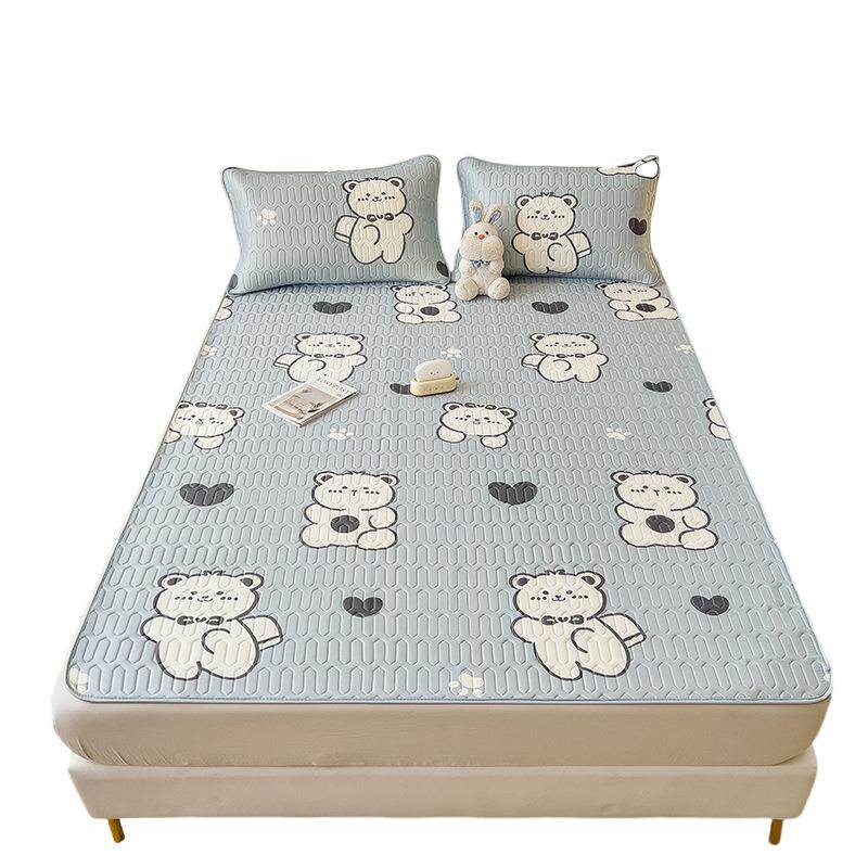 夏季乳胶凉席床垫软垫家用卧室可水洗床护垫学生宿舍单人褥子垫被